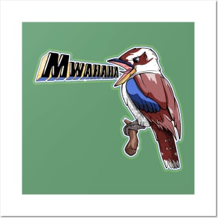 Kookaburra Laughing Posters and Art